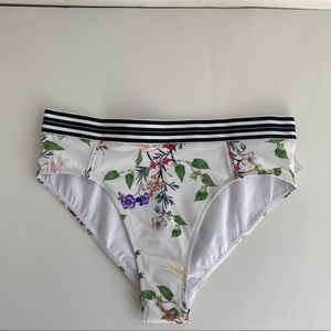 Athleta Gold Coast Floral Bikini Bottom